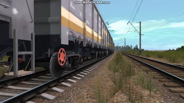ВЛ80С-1363 С Грузовыми Вагонами В Trainz Simulator 2012 смотреть онлайн