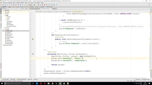 Android Studio - Volley Post смотреть онлайн
