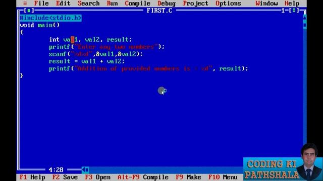Installation of Turbo C compiler and execution of first C program | C/C++ Tutorial in Hindi #2 смотреть онлайн