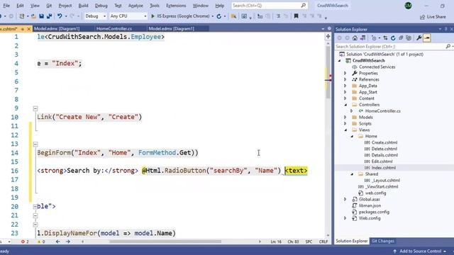 CRUD WITH SEARCH FUNCTIONALITY USING ENTITY FRAMEWORK | ASP.NET MVC | SHARIQ MANZOOR смотреть онлайн