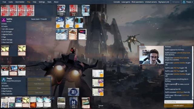 [EN] Android: Netrunner - In English #43 Saraswati No More Turtle VS Leela Spoilers смотреть онлайн