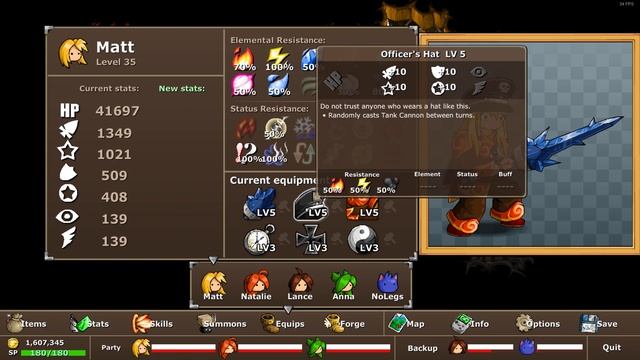 Epic Battle Fantasy 5 Playthrough Episode 80 (Epic Mode) - Magma Caverns (Blind) смотреть онлайн