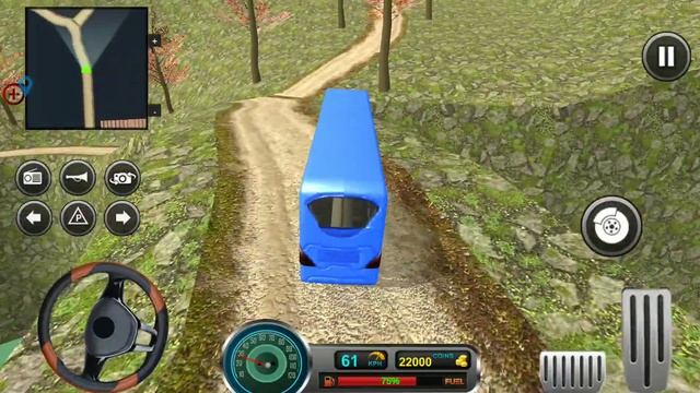 Real Uphill Offroad Bus Driving Simulation - Bus Driving Games - Android Iso Gameplay #284 смотреть онлайн