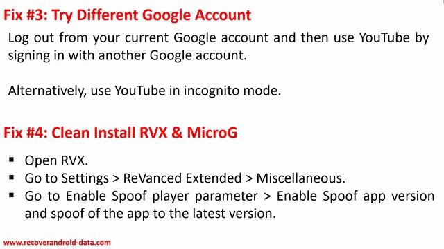 How To Fix YouTube ReVanced Not Working смотреть онлайн