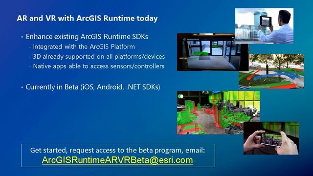 Virtual Reality (VR) and Augmented Reality (AR) with ArcGIS смотреть онлайн