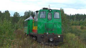 АУЖД. ТУ7А-3367 с туристическим поездом Синячиха — Алапаевск-2