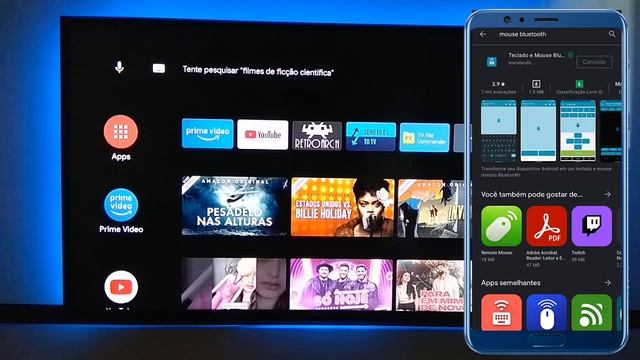 Aplicativo de mouse para Mi Stick, TV Box, Android TV смотреть онлайн