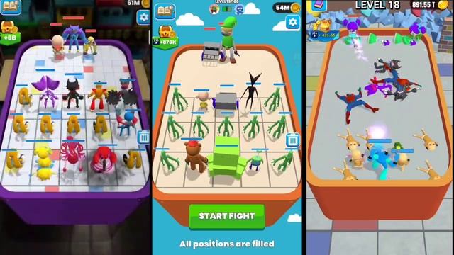 Merge Blue Monster Vs Merge Master Rainbow Friends Vs Merge Save The Rainbow Android Gameplay смотреть онлайн