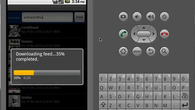Flickr Feed Reader on Android смотреть онлайн