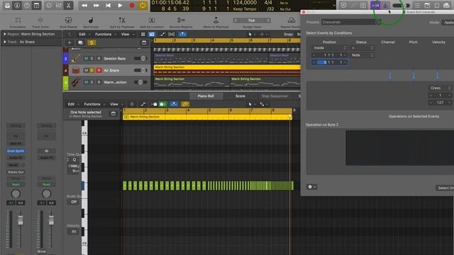 Midi Crescendo : LOGIC PRO X : SINGLE FUNCTIONS смотреть онлайн