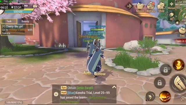 Naruto : Slugfest CBT [ Android APK ] Gameplay смотреть онлайн