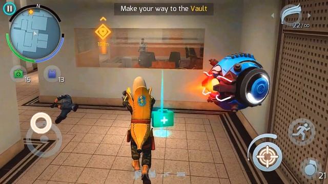 GANGSTAR VEGAS - USING BANANA GUN?? 😂 PEEL POWER VS INVISIBLE MAN смотреть онлайн