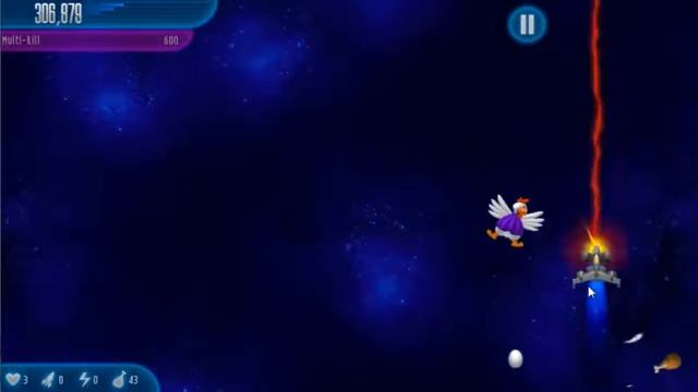 Chicken Invaders 5 (iOS, Android) Gameplay #1 смотреть онлайн