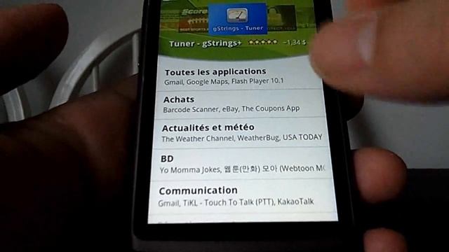 Présentation du futur Android Market 2.2.6 смотреть онлайн