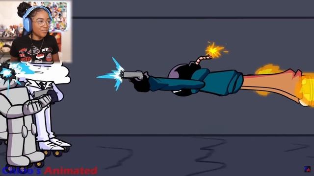CAROL AND SUNDAY ARE HERE TO HELP WHITTY FIGHT UPDIKE!! | Reacting to FNF Animations смотреть онлайн
