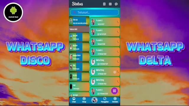 WHATSAPP DISCO DELTA VERSI 4.2.0F #whatsapp #whatsappmod #whatsappmodifikasi #whatsappdisco смотреть онлайн
