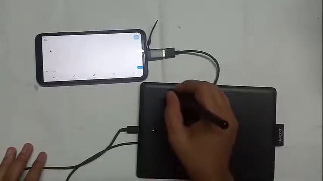 WACOM ONE BY CTL 472 With Android | How to Connect Wacom One to Android - Demo Drawing | смотреть онлайн