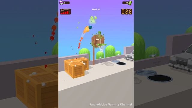 Bounce Dunk - All Levels Gameplay Android,ios (Part 23) смотреть онлайн