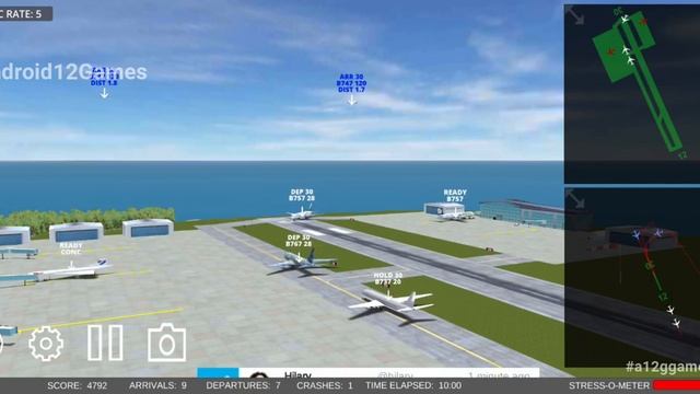 Air Traffic Controller at Los Angeles International Airport - Airport Madness 3D - Android Gameplay смотреть онлайн