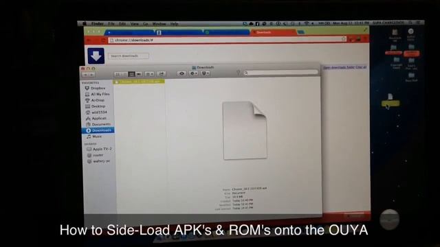 How to Side-Load Android Apps (apk's) onto the OUYA using Dropbox смотреть онлайн