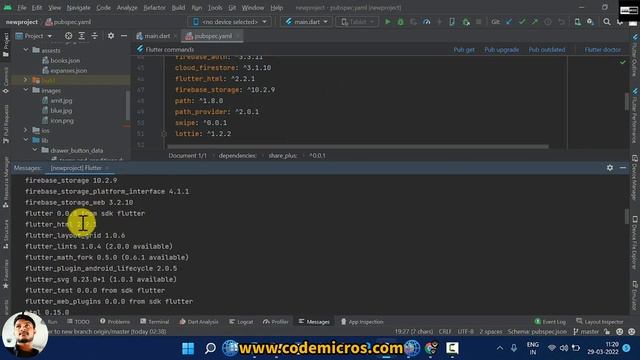 Automatically Upgrade Flutter dependence with latest version in android studio | Flutter dependence смотреть онлайн