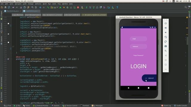 Android Login Screen Animations pt 2 смотреть онлайн