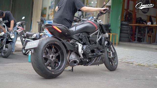 PURE SOUND DUCATI X DIAVEL TERMIGNONI EXHAUST!