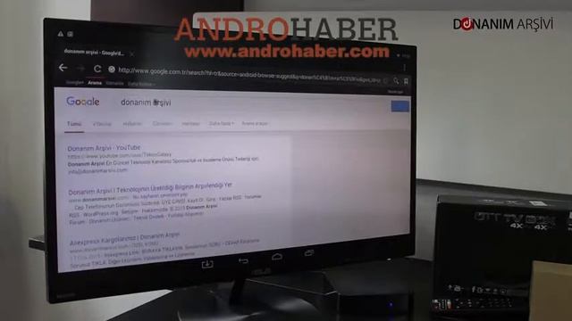 MXQ Amlogic S805 Quad Core Android TV Box İncelemesi - Review | www.androhaber.com смотреть онлайн