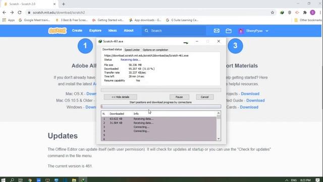 Tutorial 1/How to download Scratch offline editor. смотреть онлайн