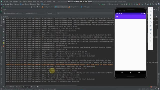 How you can show a user is online or offline in android studio with the help of Activity life cycle смотреть онлайн