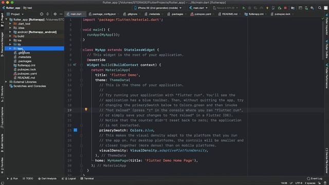 Flutter project structure Walkthrough : Overview of generated files and folders смотреть онлайн
