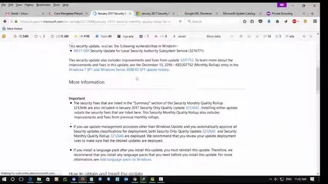 HOW TO DOWNLOAD CRITICAL WINDOWS UPDATE FOR VIRUS RANSOMWARE WANNA CRY смотреть онлайн