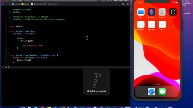 How to change the background color in SwiftUI (2020) смотреть онлайн