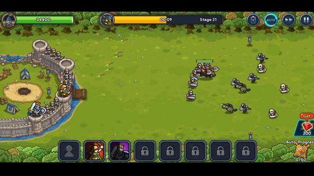 Idle Kingdom Defense #2 - Android Gameplay смотреть онлайн