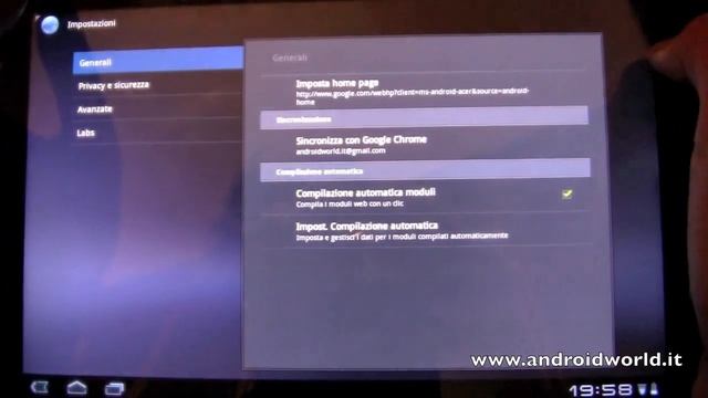 Android 3.0 Honeycomb: Test del browser смотреть онлайн