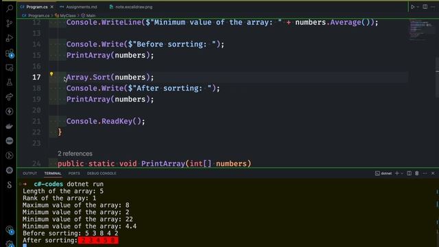 C# Bangla Tutorial 75 : Array | Array property and methods смотреть онлайн