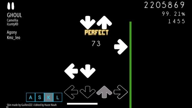 Malody (OSU!Mania Android): Camellia- Ghoul (97,85%/ 25 misses) смотреть онлайн