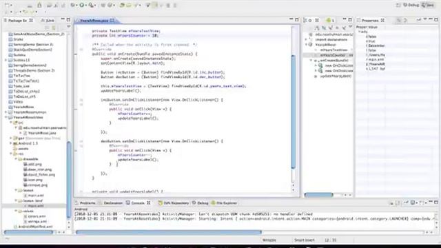 Android Course Winter 2011 Lecture 01 - Welcome Demo смотреть онлайн