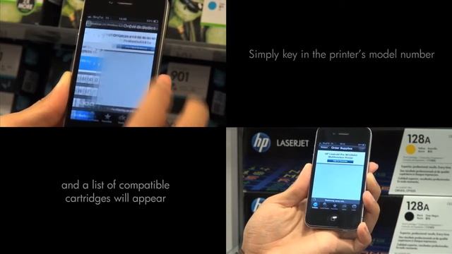 HP eSupplies app brings new convenience to get the right and real Original HP cartridge смотреть онлайн