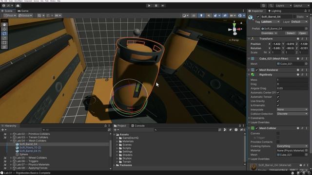 11 -Using Mesh Colliders