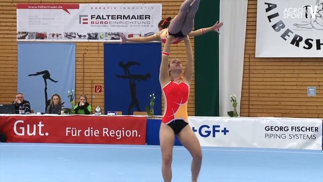 Acro Cup Albershausen 2013 Womens Pair Juniors 1 Dynamic TV Uhingen Germany - Keilwerth Hohlbauch смотреть онлайн