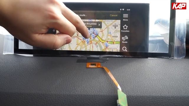 ROIK Android Navigation Test 3 (Pinch to zoom & Voice control) смотреть онлайн