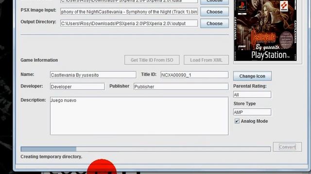 Convertir juegos de PSX para Xperia Play смотреть онлайн