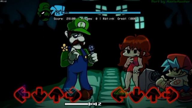 FNF: MARIO'S MADNESS V1 ANDROID PORT смотреть онлайн
