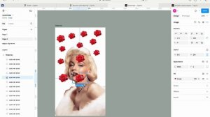 Стрим по созданию афиши Мэрилин Монро