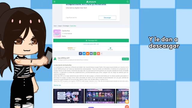💦Como instalar Gacha Nox (Android) ||Tutorial||#gacha#Gachanox#tutorial💦 смотреть онлайн