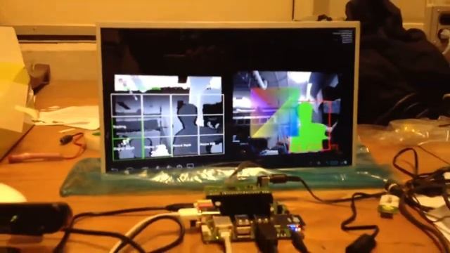 Odroid-X + Android 4.0.4 + OpenNI + OpenCV + PCL + OpenGL ES 2.0 смотреть онлайн