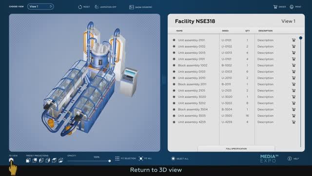 Interactive 3D model with parts specification смотреть онлайн