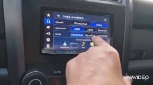Installation Poste 2 Din Pioneer AVH x8700bt 7» Avec DVD & Carplay Caméra GPS Sur Honda CRV 2010.