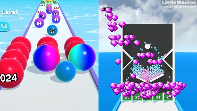 Ball Run 2048 | Canvas Run - All Level Gameplay Android,iOS - NEW APK UPDATE смотреть онлайн